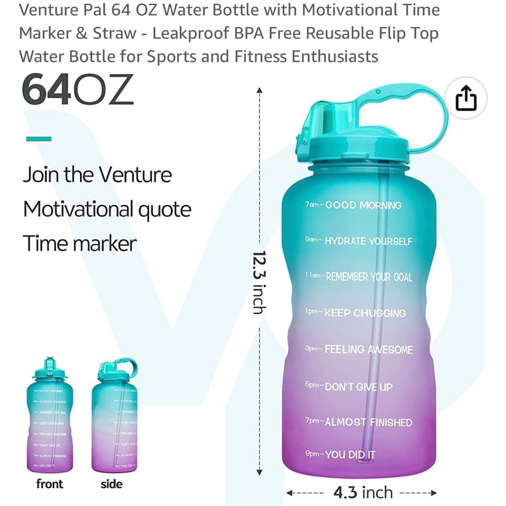 Venture Pal 64 ounce Water Bottle